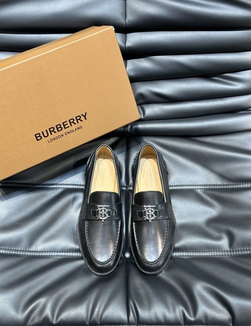 Burberry Calfskin Leather Sole Casual Shoes