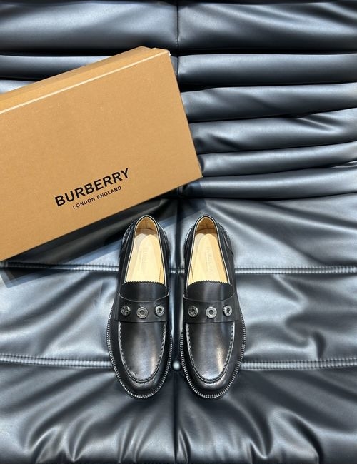 Burberry Calfskin Leather Sole Casual Shoes