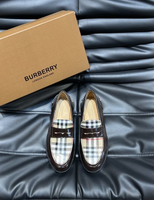 Burberry Calfskin Leather Sole Casual Shoes