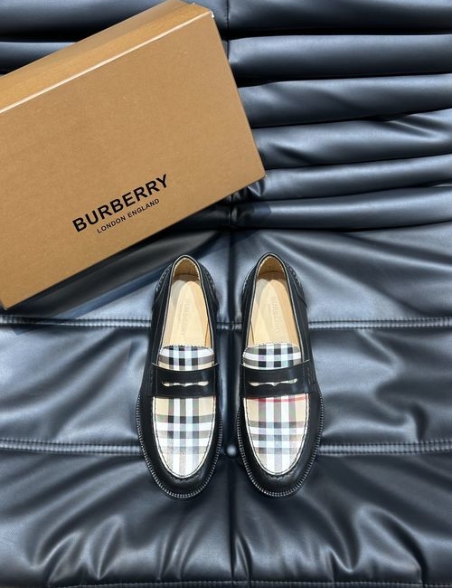 Burberry Calfskin Leather Sole Casual Shoes