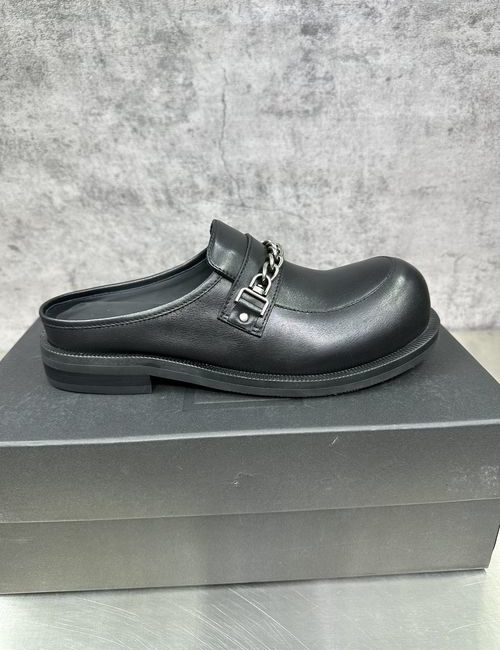 Martine Rose Round Toe Mules Cow Upper And Lining