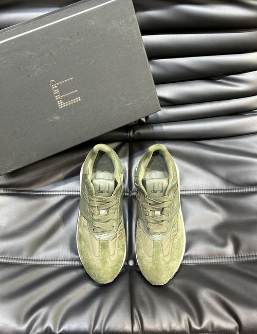 Dunhill Cowhide And Waterproof Cloth Sneakers