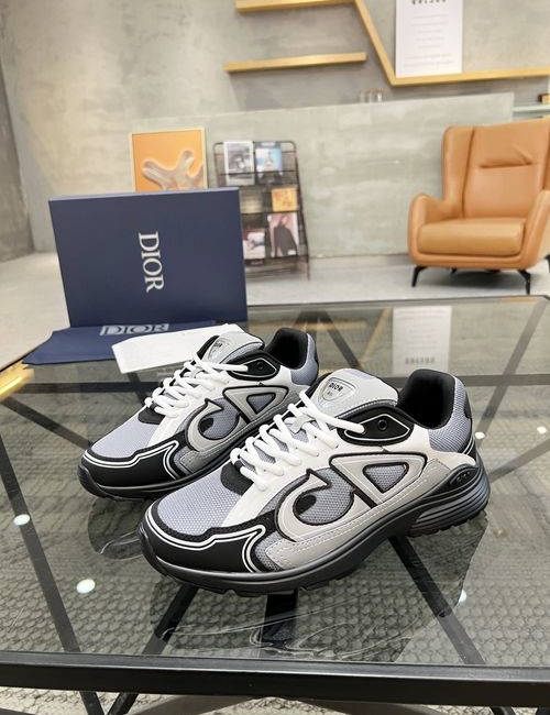 Christian Dior CD B30 Leather Mesh Breathable Sneakers