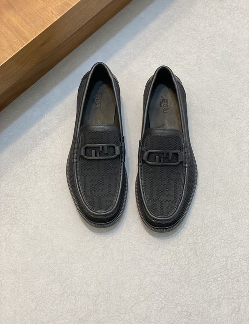 Fendi Calfskin Formal Casual Leather Shoes