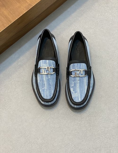 Fendi Calfskin Formal Casual Leather Shoes