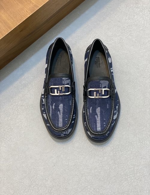 Fendi Calfskin Formal Casual Leather Shoes