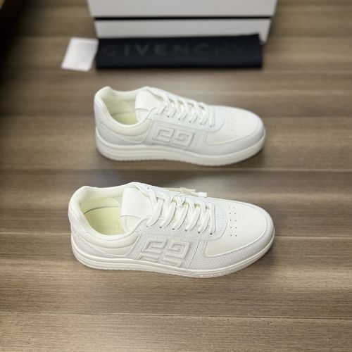 Givenchy Premium Grained Leather Sneakers