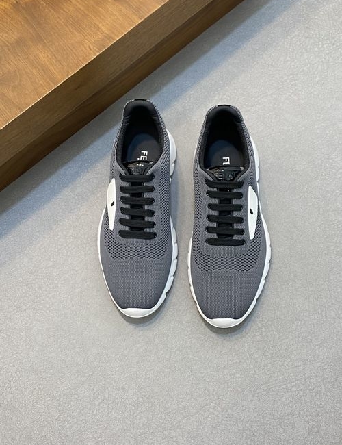 Fendi Monster Print Knit Casual Shoes