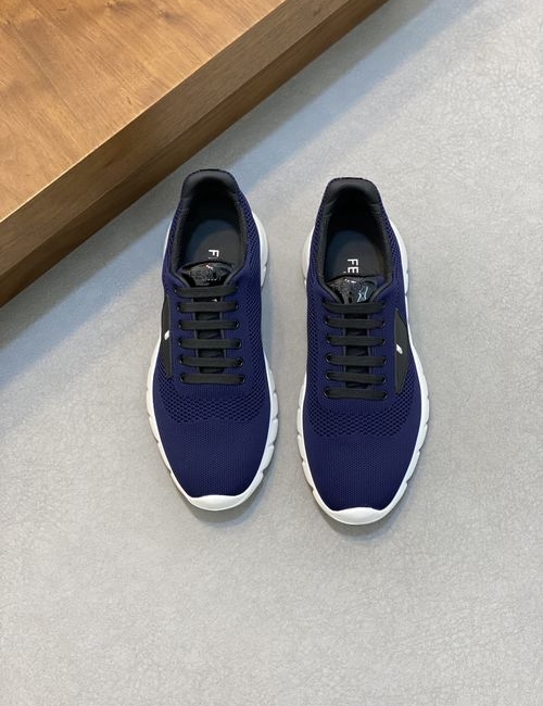 Fendi Monster Print Knit Casual Shoes