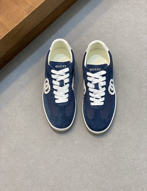 Gucci GG Denim Low-Top Sneakers