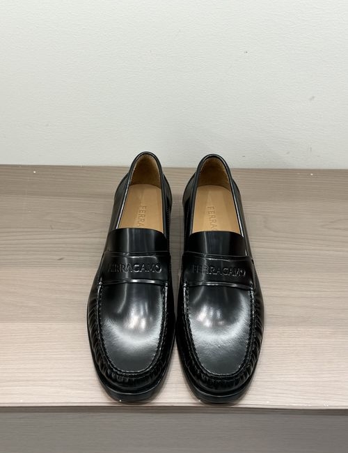 Ferragamo Genuine Leather Casual Loafers