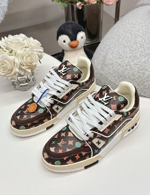 Louis Vuitton LV Trainer Casual Skate Shoes With Box