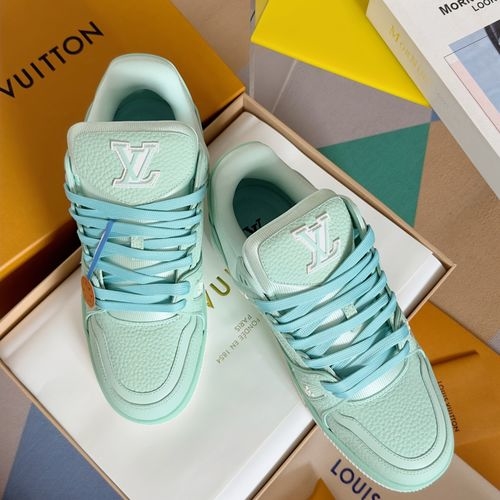 Louis Vuitton LV Denim Trainer Skate Shoes