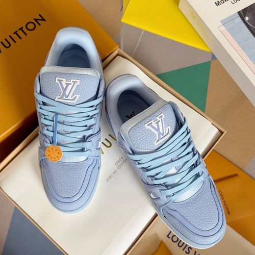 Louis Vuitton LV Denim Trainer Skate Shoes