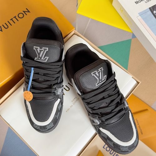 Louis Vuitton LV Denim Trainer Skate Shoes