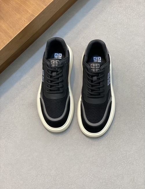 Givenchy Suede And Mesh Casual Sneakers