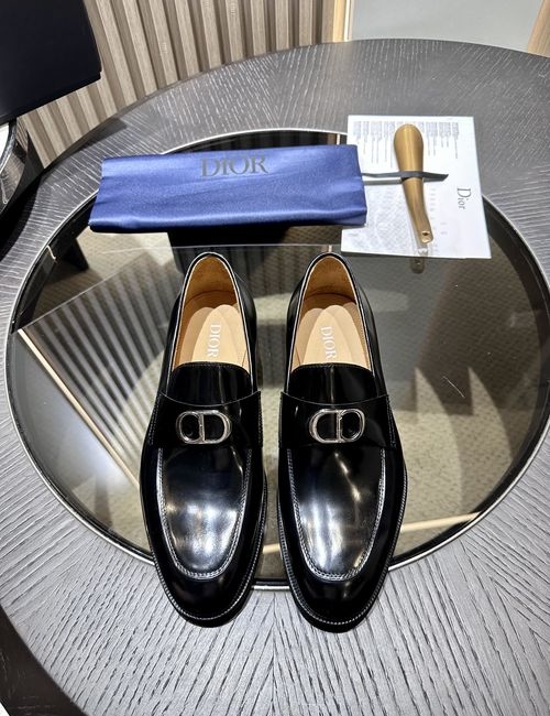 Christian Dior CD Granville Loafers With Oblique Print
