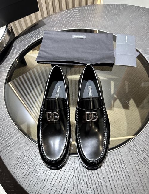 Dolce & Gabbana DG Bernini Moccasin With Antique-Style Badge
