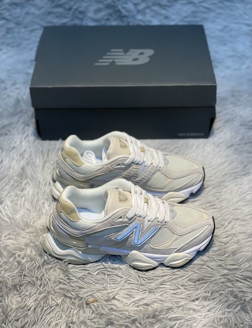 New Balance 9060 Series Grey Pink Sneakers