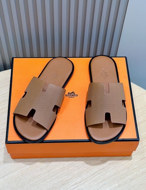 Hermes Classic Genuine Leather Slides