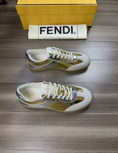 Fendi Cowhide Casual Shoes With TPR Sole