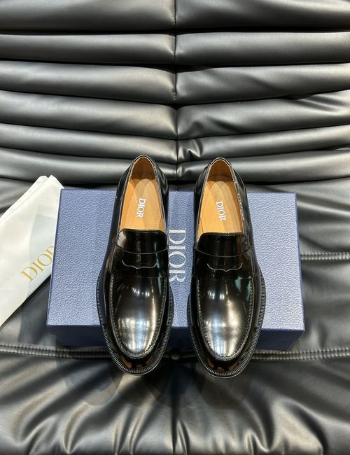 Christian Dior CD Top Grain Leather Sole Dress Shoes