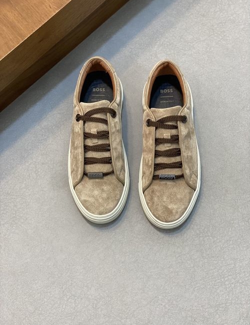 Hugo Boss Suede Leather Casual Sneakers