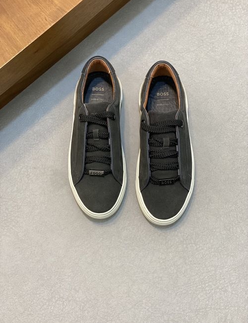 Hugo Boss Suede Leather Casual Sneakers