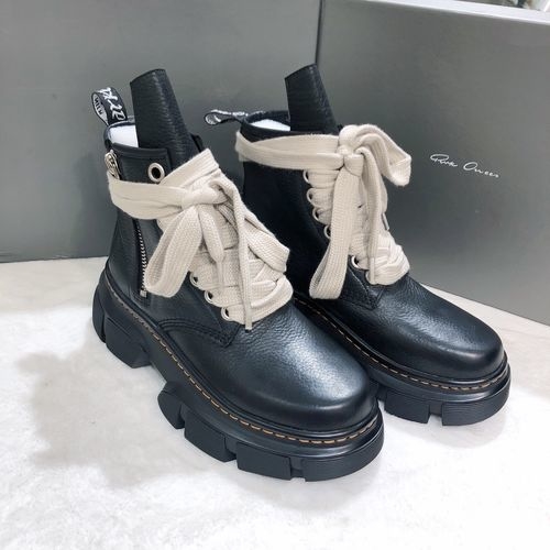 Rick Owens Thick Sole TPU Casual Skate Shoes