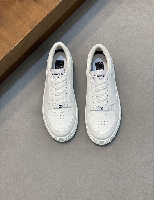 Chanel Suede Color-block Casual Sneakers