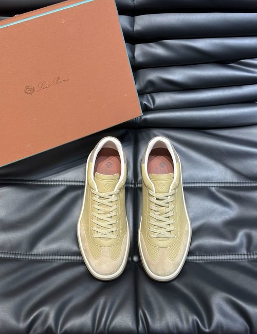 Loro Piana LP Cowhide Low-top Casual Tennis Shoes