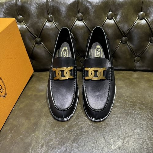 Tods Suede Leather Casual Leather Shoes