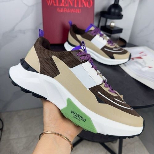 Valentino Freedots Sneakers Camouflage Jacquard LYCRA Sole