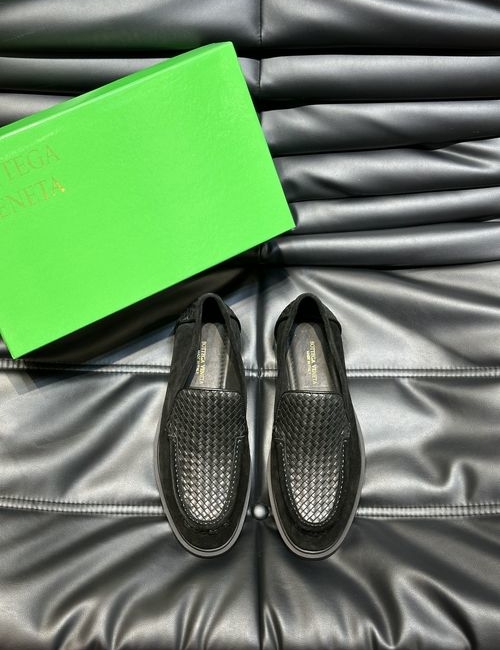 Bottega Veneta BV Calfskin Suede Slip On Loafers