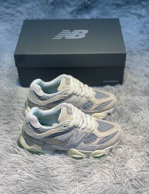 New Balance NB9060 Platform Sneakers Grey Green