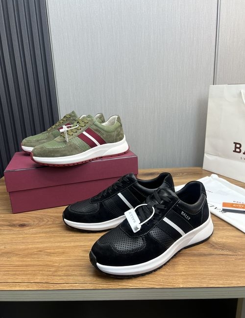 Bally Perforated Leather Sneakers With Foam Sole