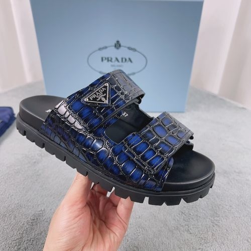 Prada Cowhide Flip Flops