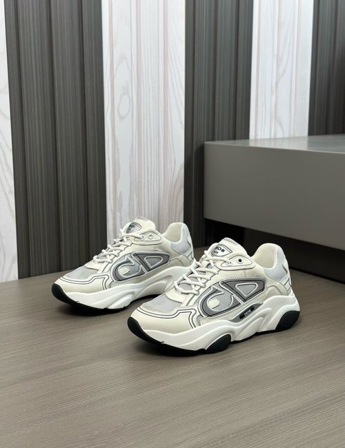 Christian Dior CD B22 Sneakers Leather Mesh Rubber Sole