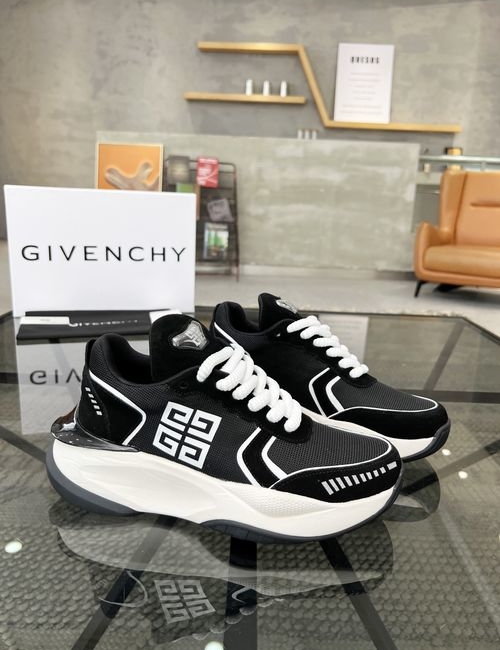 Givenchy Sneakers Leather And Mesh Upper Cushioning Sole Breathable Lining