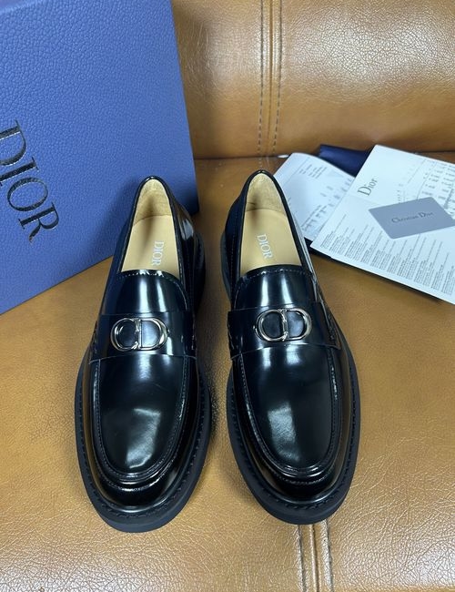 Christian Dior CD Patent Leather Elevator Casual Shoes