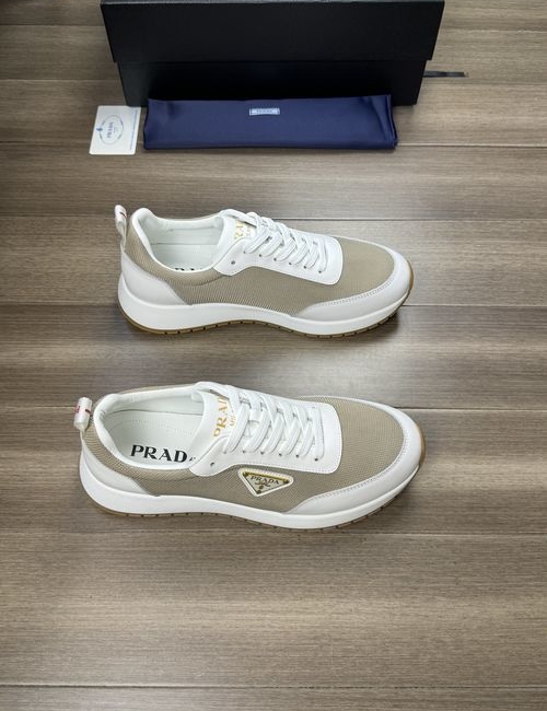 Prada Premium Leather With High-Frequency Logo Sole