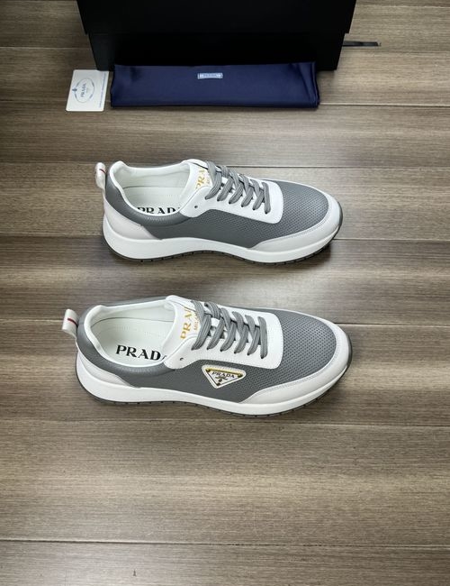 Prada Perforated Nappa Leather Shoes