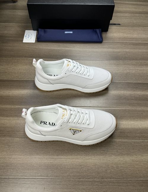 Prada Perforated Nappa Leather Shoes