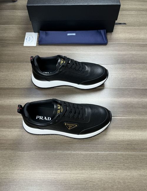 Prada Perforated Nappa Leather Shoes