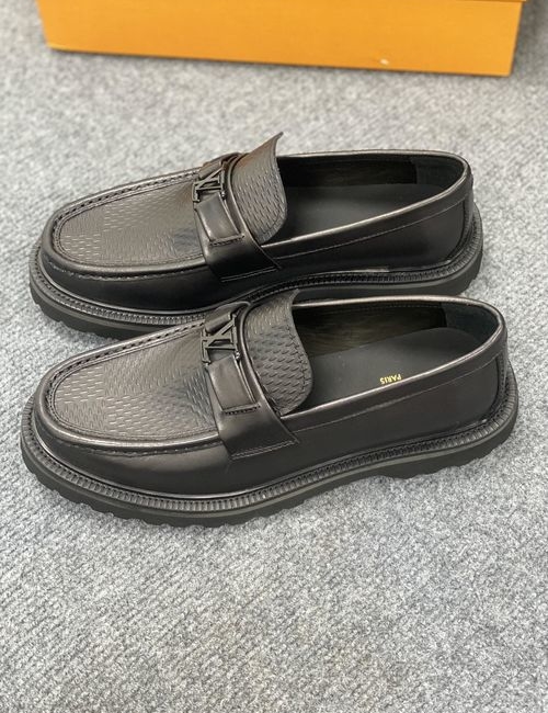 Louis Vuitton LV Luxembourg Samothrace Leather Shoes