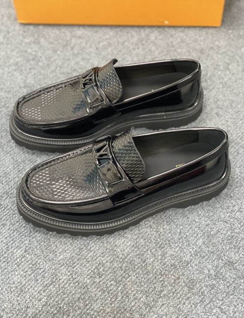 Louis Vuitton LV Luxembourg Samothrace Leather Shoes
