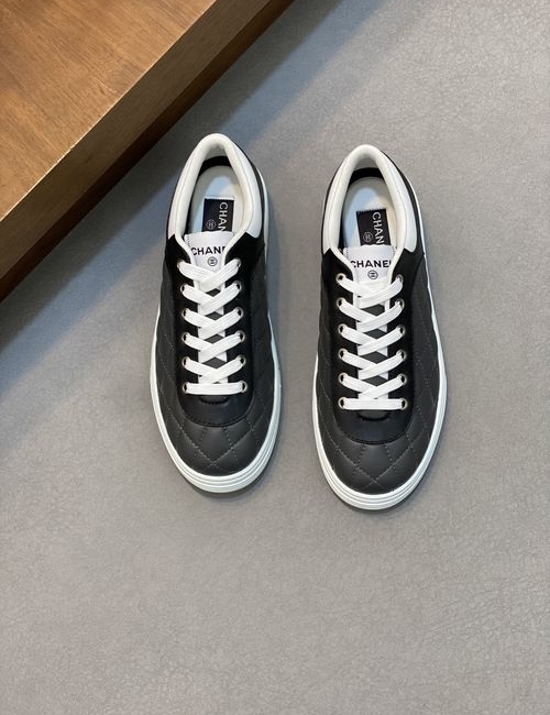 Chanel Breathable Suede Running Shoes With Reflective Trim