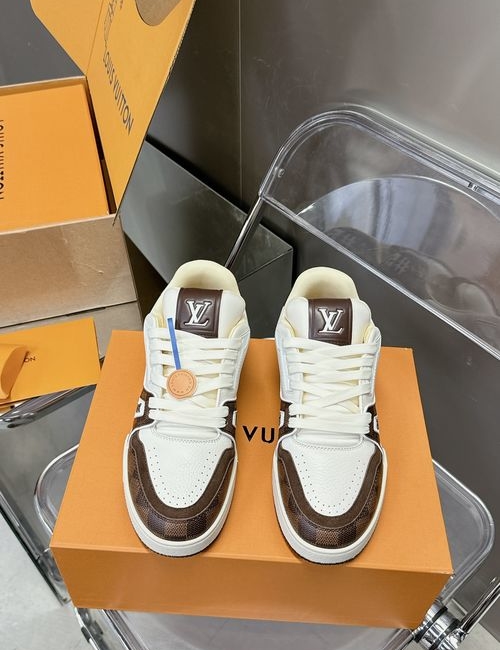 Louis Vuitton LV Trainer Casual Skate Shoes With Box