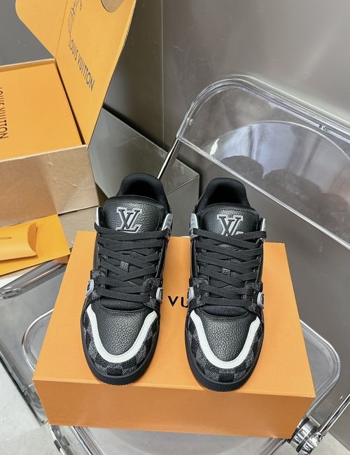 Louis Vuitton LV Trainer Casual Skate Shoes With Box
