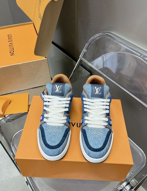 Louis Vuitton LV Trainer Casual Skate Shoes With Box